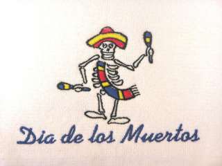Mexican towel Day of Dead Dia de los Muertos  