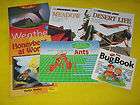   SCIENCE/NATURE BKS (LOT 6  AGES 8 11) WEATHER, BUG BOOK, HONEYBEES