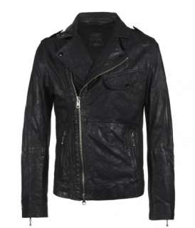Standen Leather Jacket, Men, Leathers, AllSaints Spitalfields