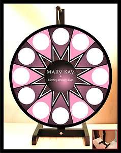 Prize Wheel 18 Spinning Tabletop Portable Mary Kay NEW  