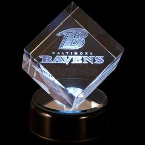  Team Sports Baltimore Ravens Prismatic Cube With Base 