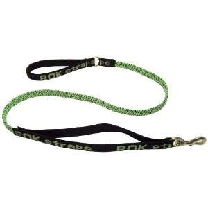 ROK Straps Medium Leash, Green and Black