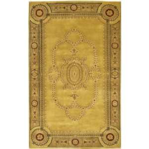  79x106 Aadi Hand knotted Rug, Red, Camel, Carpet
