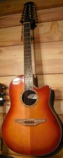 New Ovation CC245 Honey Burst 12 String A/E Guitar  