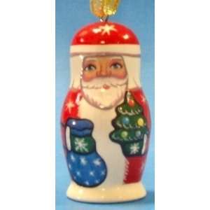  Father Frost Russian Wood Christmas Tree Ornament