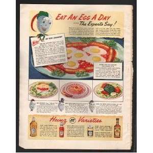    1942 Advertisement Heinz 57 Eat An Egg A Day 