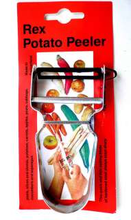 Swiss Potato & Vegetable Peeler STAINLESS STEEL BY REX  