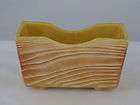 shawnee pottery planting dish yellow brown 400 expedited shipping 