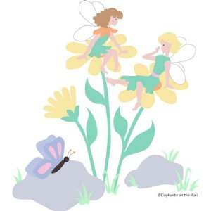  Daisy Fairies Paint by Number Wall Mural Baby