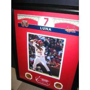  St. Louis Cardinals Hector Luna Framed 2006 Opening Day 