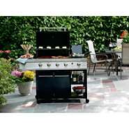 Kenmore 4 Burner Gas Grill with Open Storage 