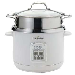   Whole Grain Gourmet Digital Rice Cooker, Food Steamer and Pasta Cooker