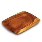 Enrico Casual Dining Serving Tray in Natural Lacquer