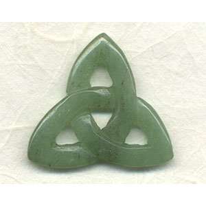    Green Aventurine Celtic Knot Component Arts, Crafts & Sewing