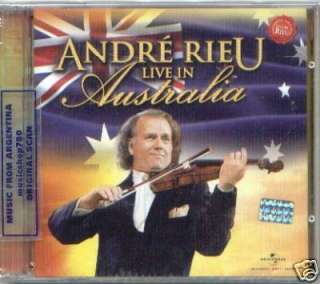 ANDRE RIEU, LIVE IN AUSTRALIA . FACTORY SEALED 2 CD SET. In English.