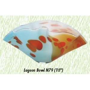    Shell Lagoon Vase Hand Blown Modern Glass Vase