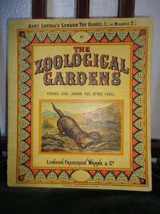 1870s The Zoological Gardens Frederick Warne & Co Aunt Louisas London 