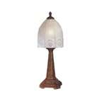   PT100525 Courtlyn Table Lamp, Hawaii Bronze and Blown Glass Shade