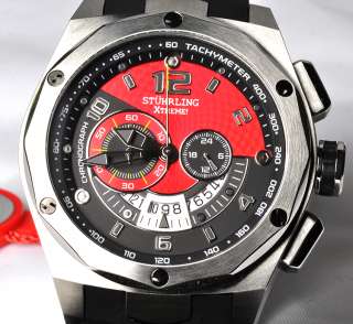   Xtreme Mens Columbiad Chronograph Red Dial Watch 311 NEW  