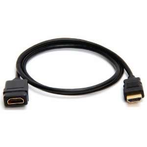  High Speed HDMI Cable M/F Extension , 3FT Electronics