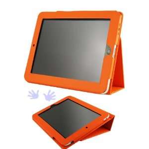   Leather Case   Sunset Orange (Free Screen Protector) Electronics