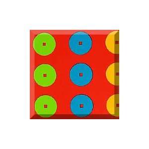  1ea   24 X 100 Carousel Dots Gift Wrap