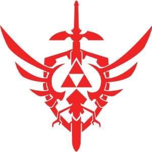  Legend of Zelda Skyward Sword Sticker Red 