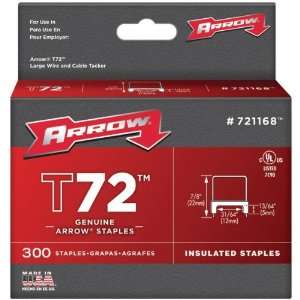  New   ARROW FASTENERS 721168 T72 INSULATED STAPLES (13/64 