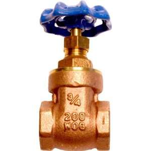  Gate Valve with Threaded Ends, 3/4 Inch IP 200#