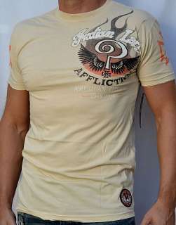   American Customs INDIAN LARRY SHAMAN T Shirt NEW A4922 Sand  