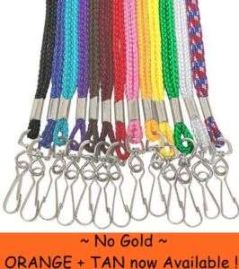 LOT 100 NEW NECK Lanyards~STRAP~for ID/Badge (Lanyard)  