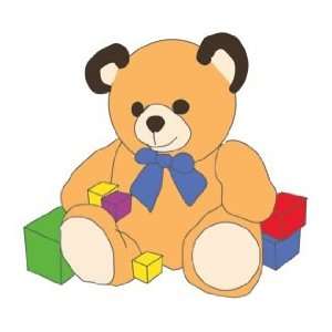  Teddy Bear with Blocks Counted Cross Stitch Kit Arts 