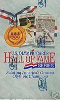 1991 U.S. OLYMPIC CARDS HALL OF FAME SERIES BOX  