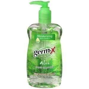  Germ X 10 oz. Hand Sanitizer with Vitamin E and Aloe Pump 