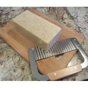  Loaf of Cherry Almond Soap with Cutter & Cutting Board Beauty