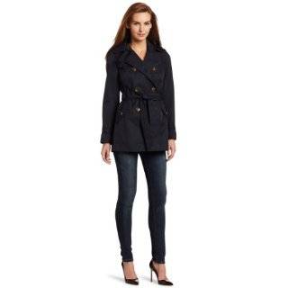 Tommy Hilfiger Womens Beanie Classic Spring Trench Coat