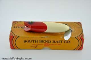 South Bend Single Hook Bass Oreno Lure with Tough Box for 5 Hook Under 