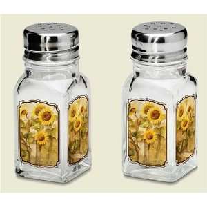  Country Sunflower SALT AND PEPPER SHAKERS decor