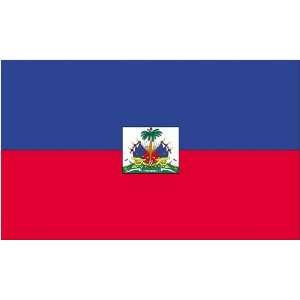  Annin Nylon Haiti Flag, 3 Foot by 5 Foot Patio, Lawn 