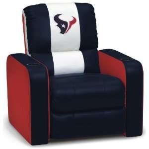 DreamSeat Houston Texans NFL Leather Recliner  Sports 