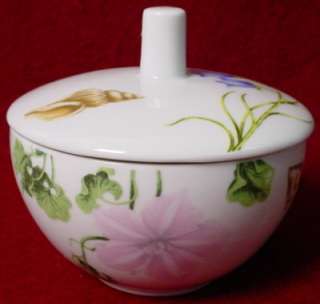 SPODE china SHORELINE pttrn SUGAR BOWL with LID  