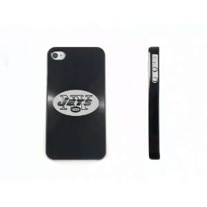 Black Apple Iphone 4 4s 4g Aluminum Back Hard Case Cover NEW York Jets
