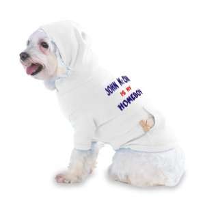 JOHN McCAIN IS MY HOMEBOY Hooded T Shirt for Dog or Cat 