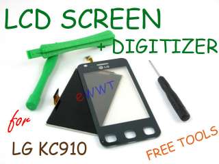 LCD Display +Touch Screen Set +Tool for LG KC910 Renoir  
