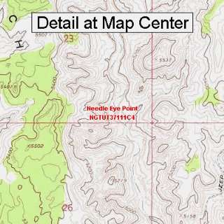   Map   Needle Eye Point, Utah (Folded/Waterproof)
