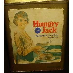  Hungry Jack Pancake Mix Tin Can