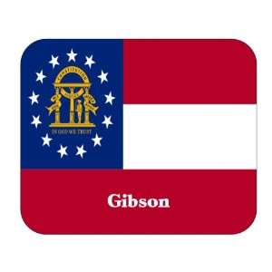    US State Flag   Gibson, Georgia (GA) Mouse Pad 