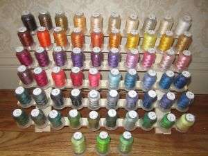 63 Spool Embroidery Machine Thread for Brother Embroidery Machine FREE 