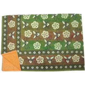  Indian Bedspreads Cotton Block Printed Twin Size 