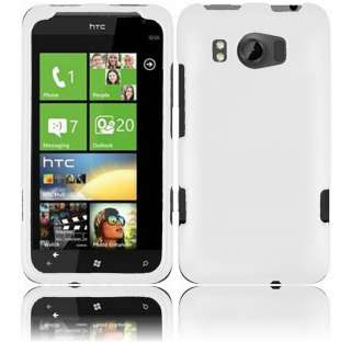 HTC X310e Titan Rubberized Cover Case   White   